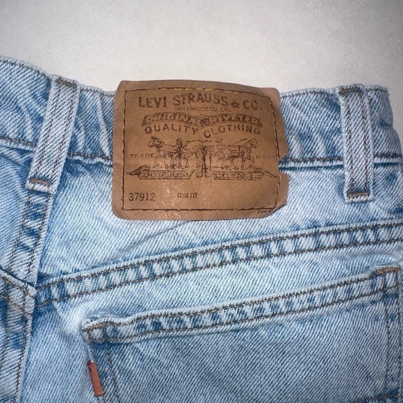 vtg orange‎ tab levi high waisted shorts - Picture 7 of 7